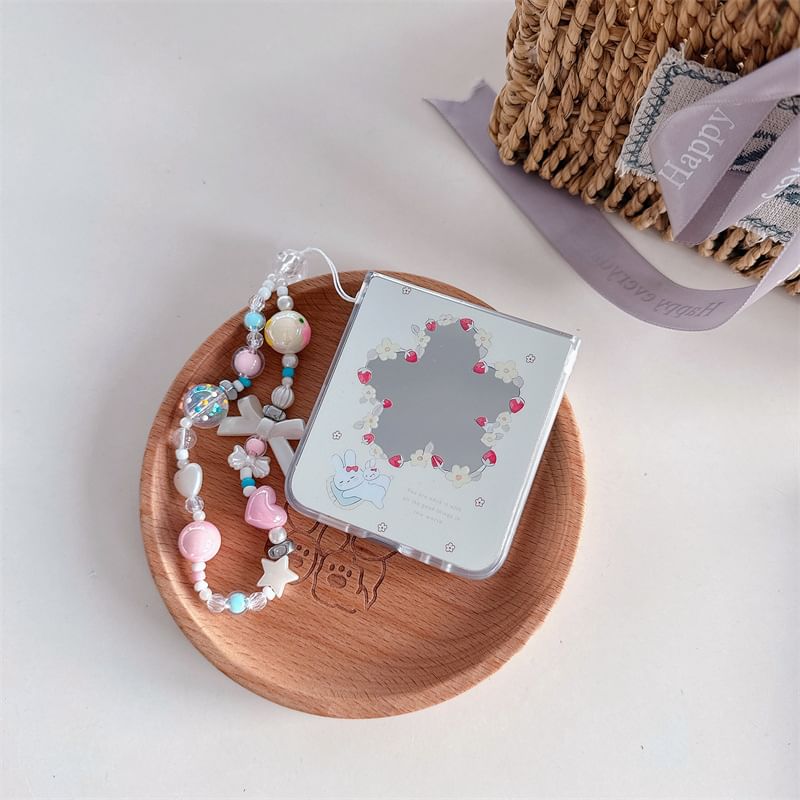 Rabbit Mirrored Phone Case / Strap / Set