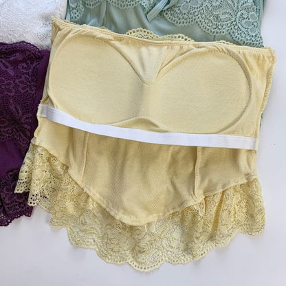 Halter Neck Lace-Trim Camisole Top