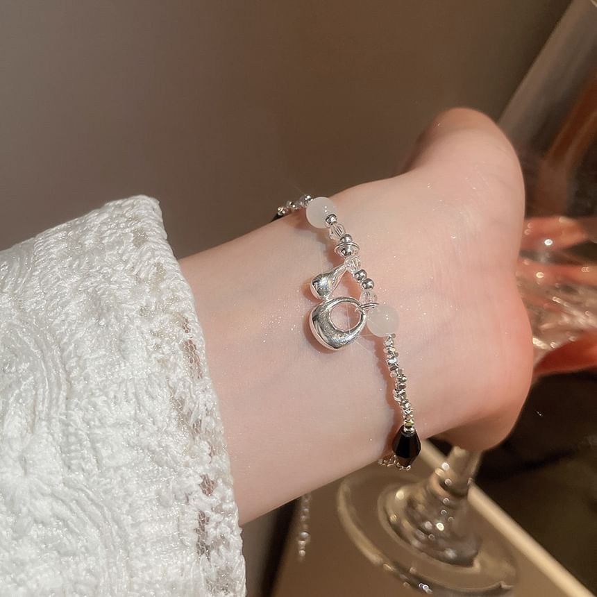 Faux Pearl Beaded Bracelet