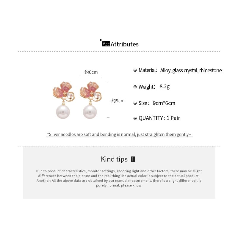 Faux Pearl Drop Earring (Various Designs)