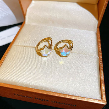 Star Hoop Earring