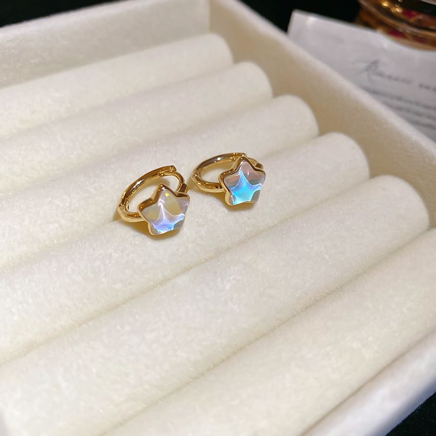 Star Hoop Earring