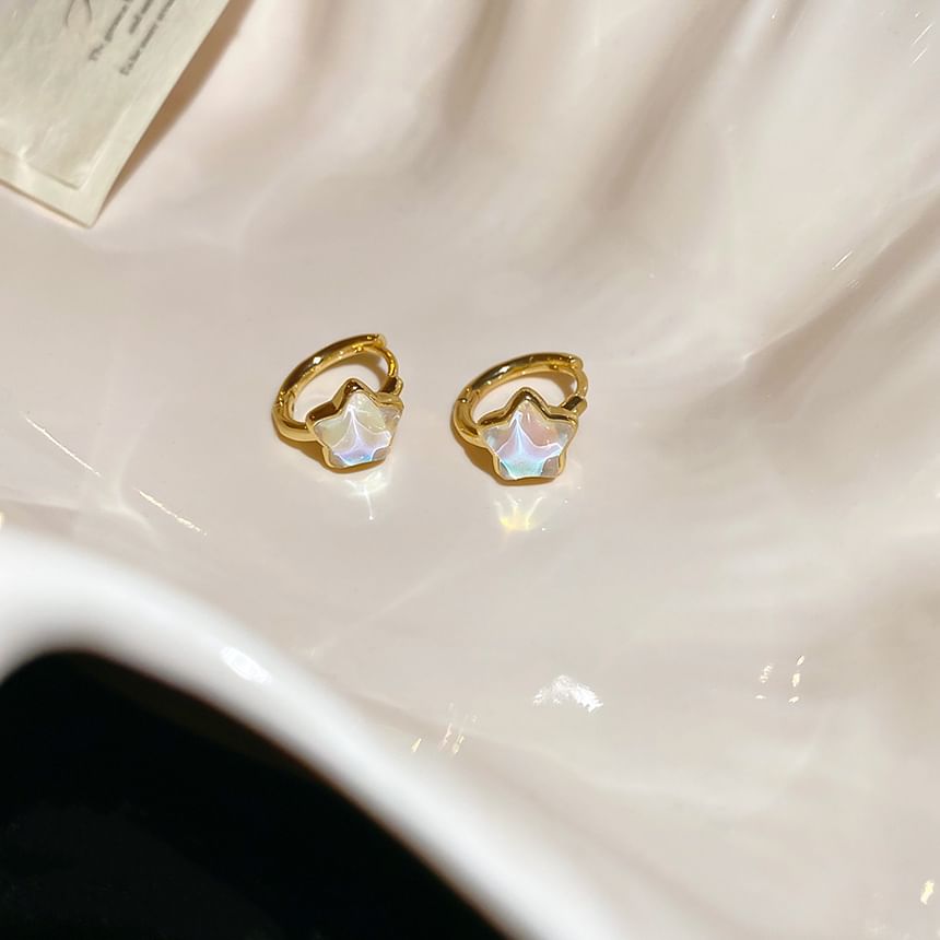 Star Hoop Earring