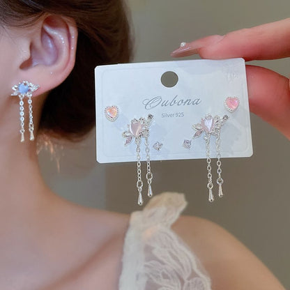Heart Earring Set