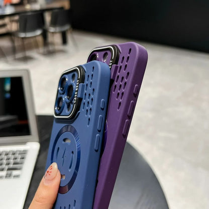 with (Compatible Case iPhone Magnetic Perforated MagSafe)