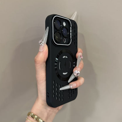 with (Compatible Case iPhone Magnetic Perforated MagSafe)