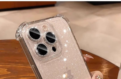 Case Transparent Glitter iPhone
