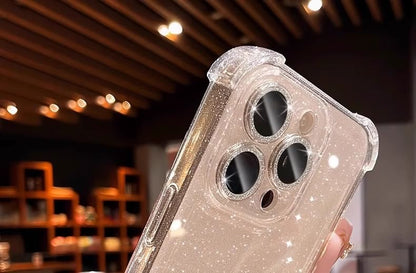 Case Transparent Glitter iPhone