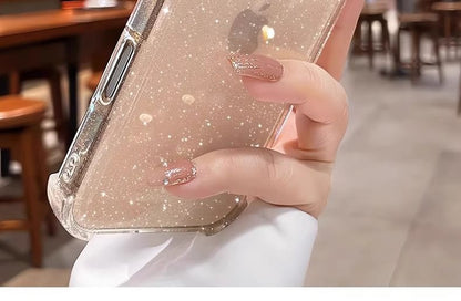 Case Transparent Glitter iPhone