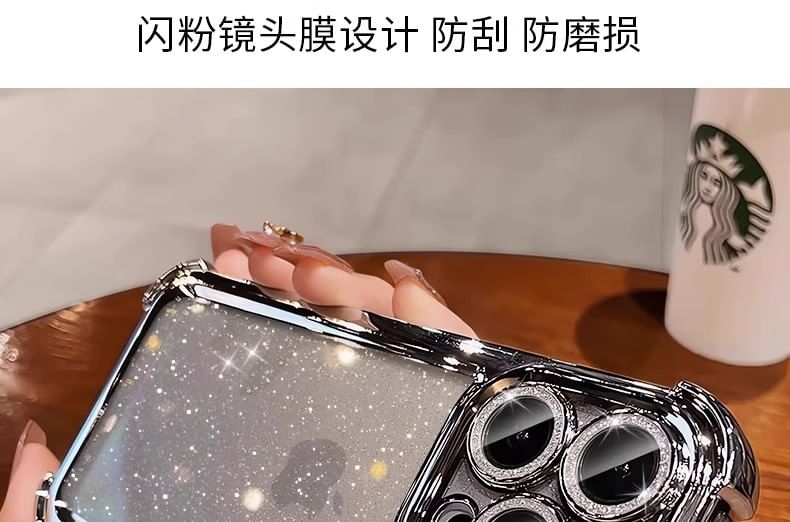 Case Transparent Glitter iPhone