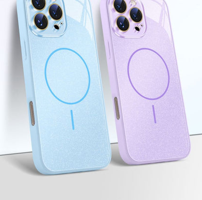 iPhone MagSafe) with Case Magnetic Glitter (Compatible