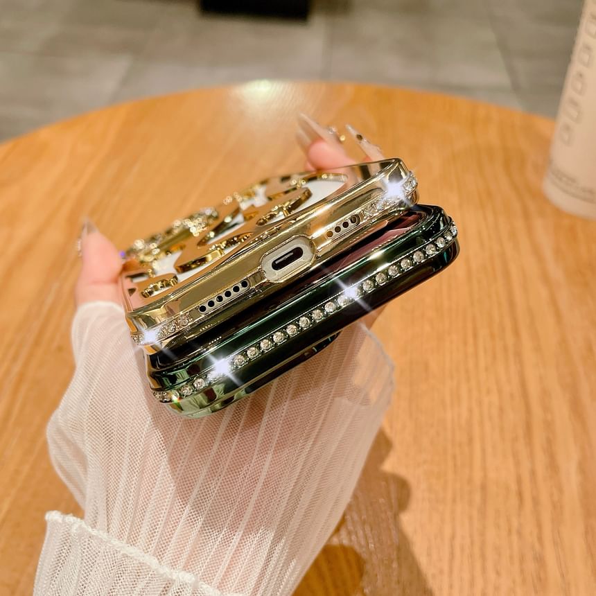 Flame iPhone Rhinestone Case