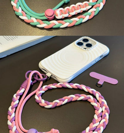 Phone Lanyard Braided Pad Strap with