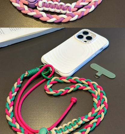 Phone Lanyard Braided Pad Strap with