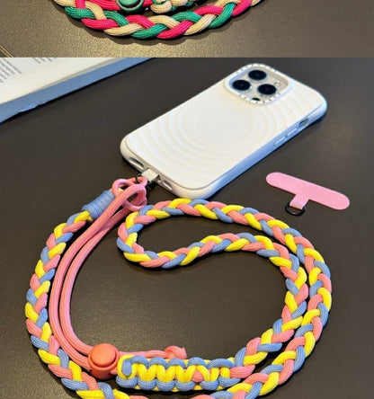 Phone Lanyard Braided Pad Strap with