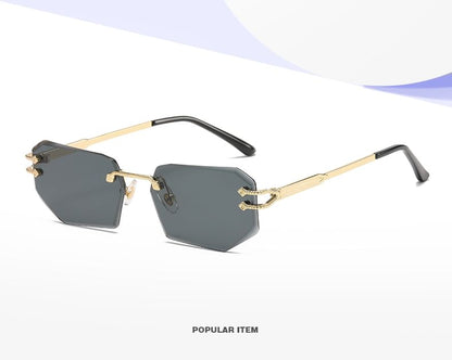 Ombre Rimless Sunglasses