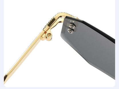 Ombre Rimless Sunglasses