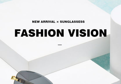Retro Rimless Sunglasses