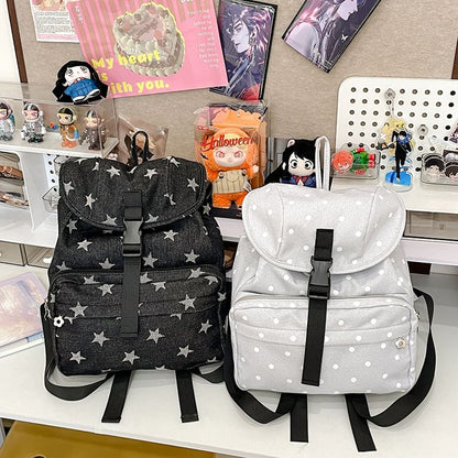 Backpack Star Print Flap