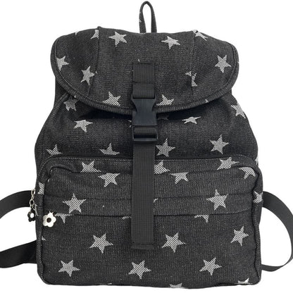 Backpack Star Print Flap