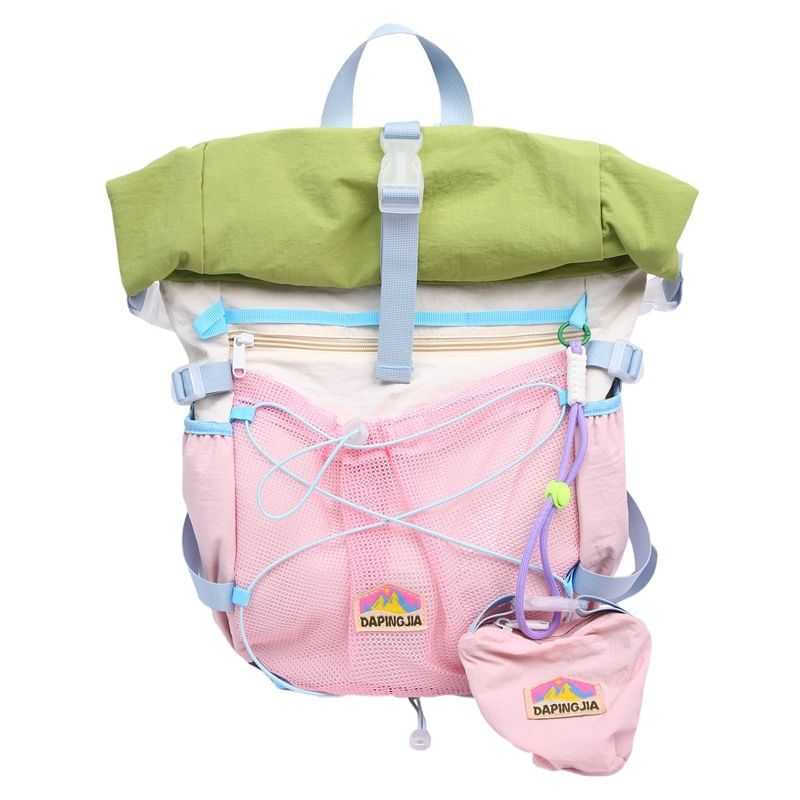 Color Backpack Zip Block