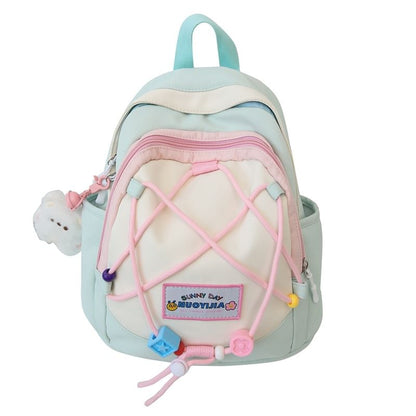 Block Canvas Color Backpack