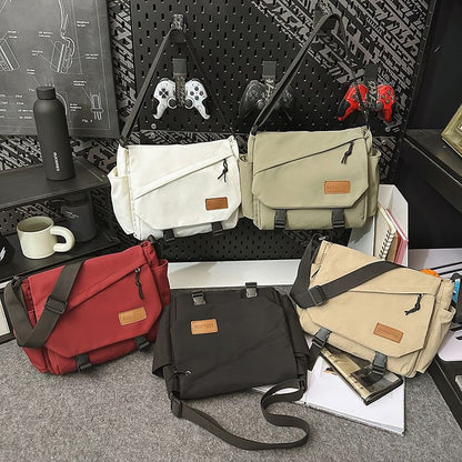 Bag Messenger Flap Plain