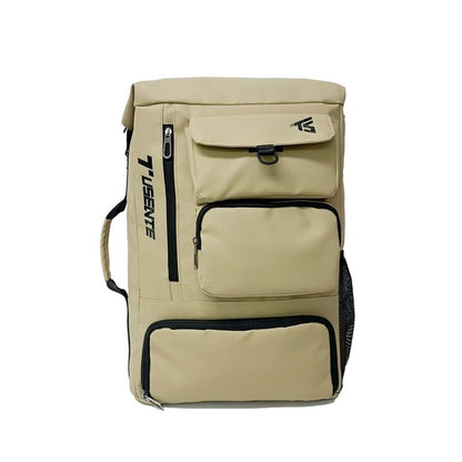 Lettering Zip Backpack