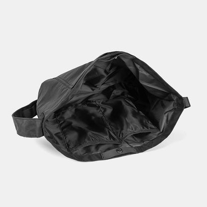 Lightweight Zip Plain Messenger Bag