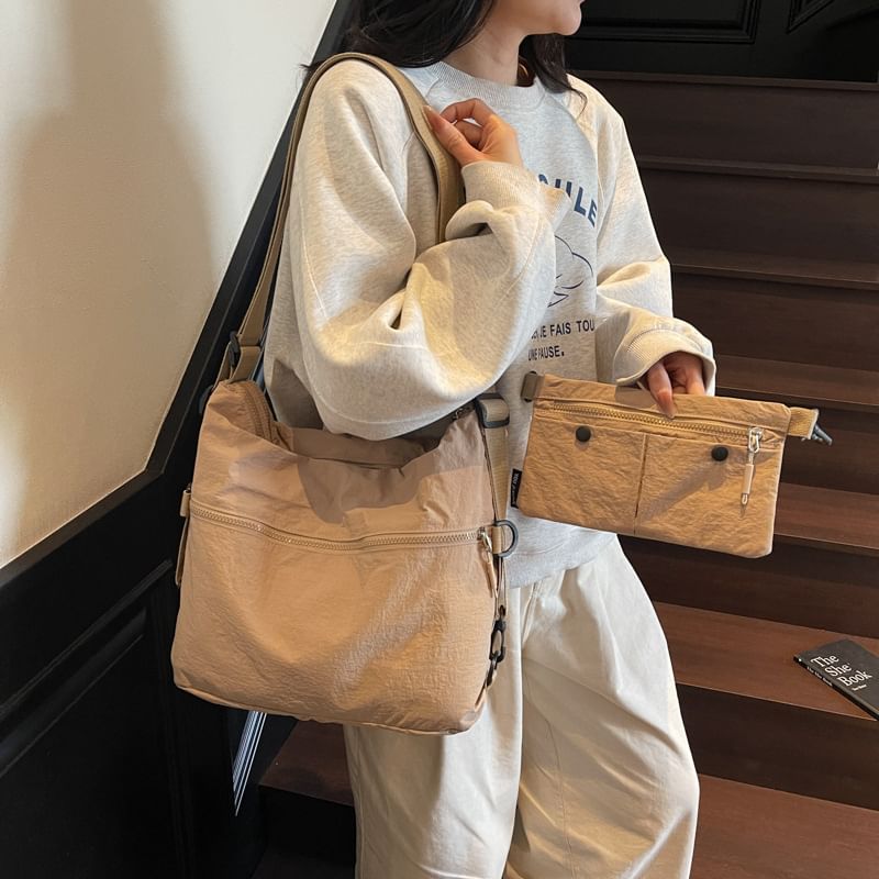 Zip Crossbody Bag Plain