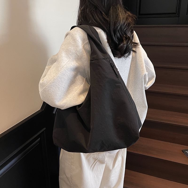 Bag Zip Plain Shoulder