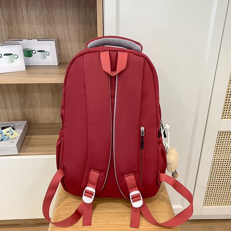 Backpack Zip Lettering