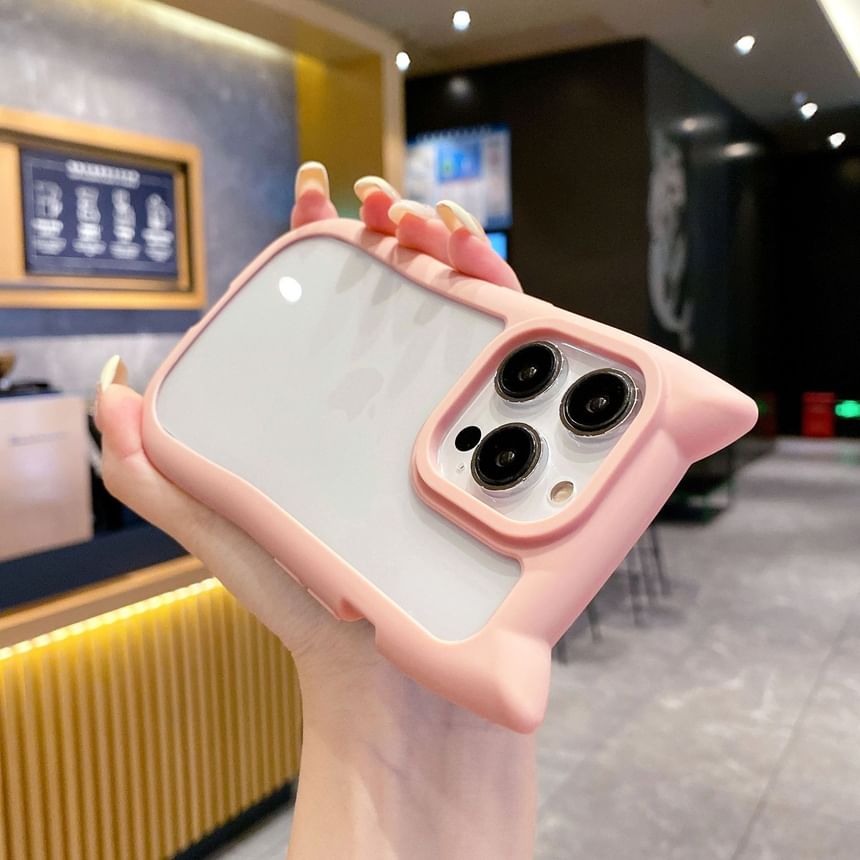 Cat Ear Transparent Phone Case