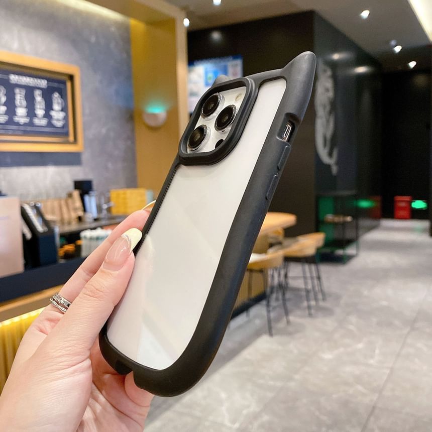 Cat Ear Transparent Phone Case