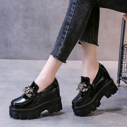 Loafers Hidden Wedge Platform
