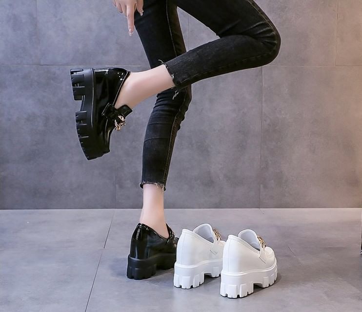 Loafers Hidden Wedge Platform