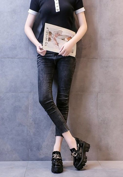 Loafers Hidden Wedge Platform