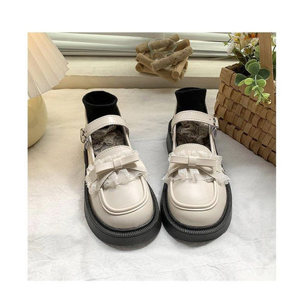 Jane Bow Platform Shoes Mary