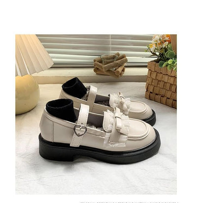 Jane Bow Platform Shoes Mary