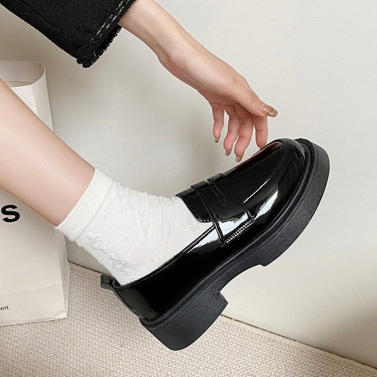 Platform Penny Loafers