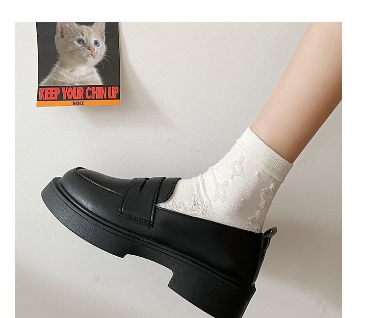 Platform Penny Loafers