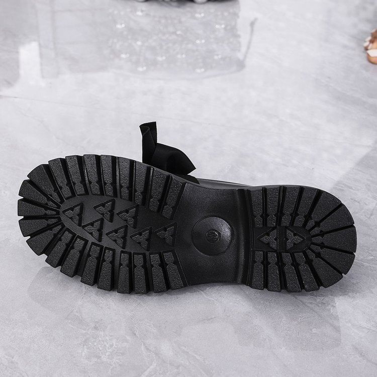 Loafers Bow Platform