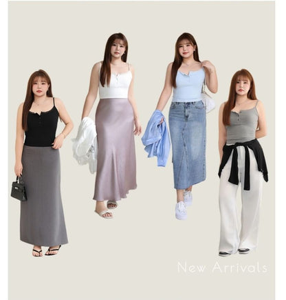 Henley Ribbed Lace-Trim Slim Camisole Top