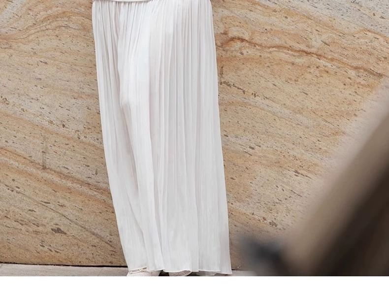 Sleeveless Boat Neck Plain Panel Mesh A-Line Wedding Gown