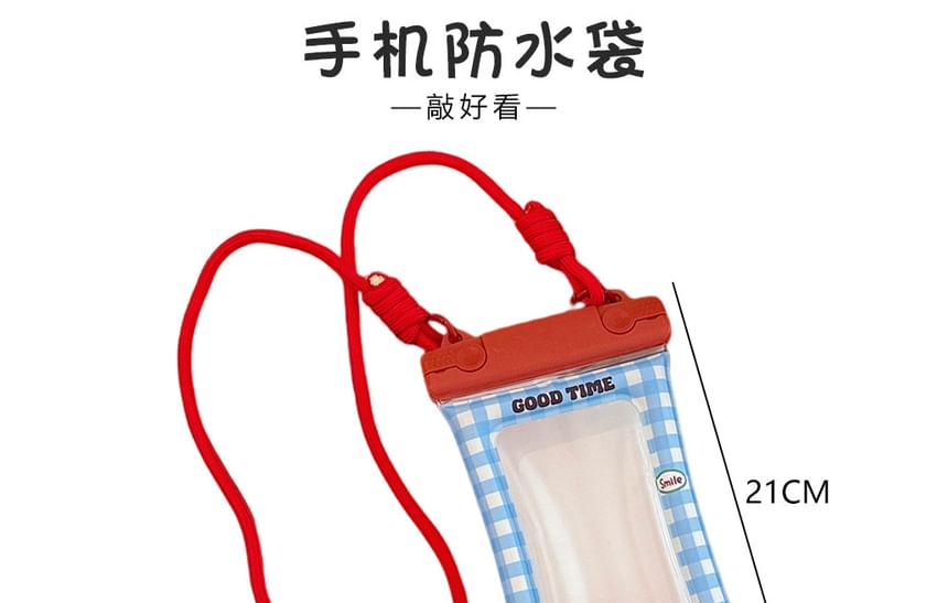 Cartoon Touchscreen Waterproof Crossbody Phone Pouch (Various Designs)