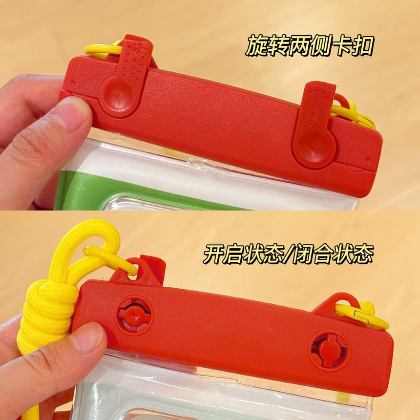 Cartoon Touchscreen Waterproof Crossbody Phone Pouch (Various Designs)