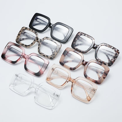 Square Thick Frame Sunglasses