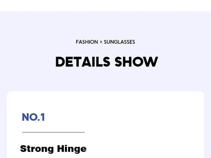 Cat Eye Thick Sunglasses