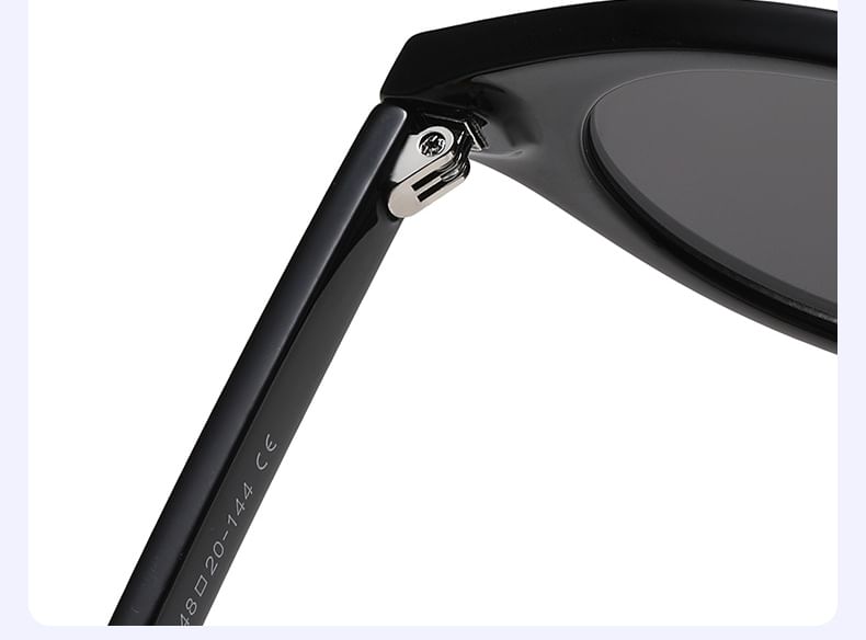 Translucent Oval Sunglasses