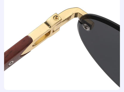 Oval Thin Frame Sunglasses